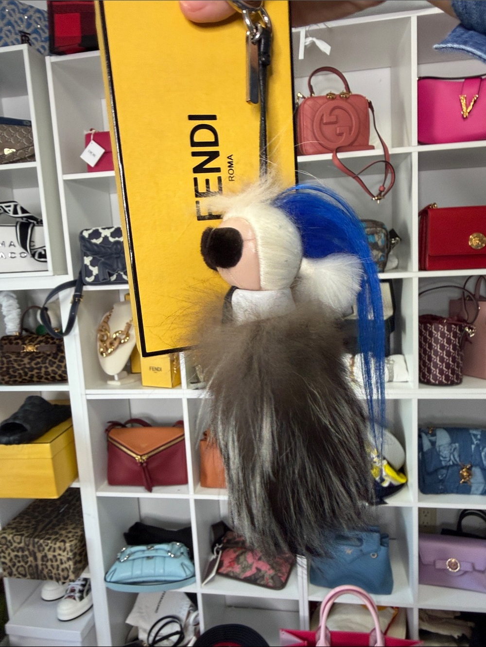 FENDI Runway  Karlito bag charm
